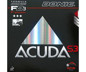 Donic Revestimiento Acuda S3, rojo, 2,3 mm