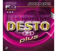 DONIC Revestimiento Desto F1 Plus, rojo, 2,0 mm