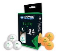 Donic-Schildkröt Pelotas de Tenis de Mesa Elite, 1 Estrella, Calidad Poly 40+