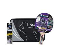 Donic-Schildkröt, Set de Tenis de Mesa Premium Legends 800,1 Raqueta, 3 Pelotas 3 Estrellas - ITTF, Buena Funda para Raqueta, Juego Completo, 788488