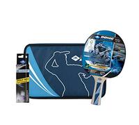 Donic-Schildkröt Set de Tenis de Mesa Premium Legends 700, 1 Raqueta, 3 Pelotas 3 Estrellas - ITTF, Buena Funda para Raqueta, 788489
