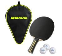 Donic-Schildkröt Tischtennis-Geschenkset Top Team 500, 1 Schläger, 3 Bälle INKL. Schlägerhülle, im Blister, tolles Komplettset für den Start, als Geschenk