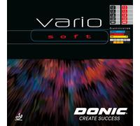 Donic Vario - Goma suave para tenis de mesa (1,8 mm, rojo)