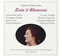 Donizetti : Linda di Chamounix 1957. Serafin, Stella, Corsi, Taddei, Valletti, Barbieri.