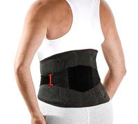 Donjoy Corsé de banda lumbar con ballenas y correas Lumboforce 2 Ortopédico Negr