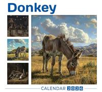 Donkey Calendar 2026: Charming Long-Eared Faces from Farm Life to Wild Hills