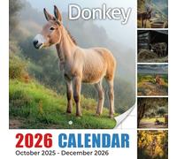 Donkey Calendar 2026: Hardy companions and charming personalities from farm to field | Kalender Calendario Calendrier