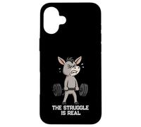 Donkey Deadlift Gymrats Struggle Is Real Lifting Hombres Mujeres Carcasa para iPhone 16 Plus