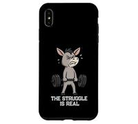 Donkey Deadlift Gymrats Struggle Is Real Lifting Hombres Mujeres Carcasa para iPhone XS MAX