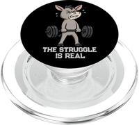 Donkey Deadlift Gymrats Struggle Is Real Lifting Hombres Mujeres PopSockets PopGrip para MagSafe