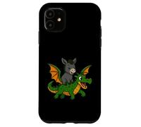 Donkey Dragon Riding Zoo Day Animal Lover Niños Niñas Niños Carcasa para iPhone 11