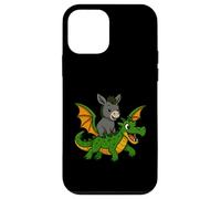 Donkey Dragon Riding Zoo Day Animal Lover Niños Niñas Niños Carcasa para iPhone 12 mini