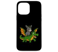 Donkey Dragon Riding Zoo Day Animal Lover Niños Niñas Niños Carcasa para iPhone 13 Pro Max