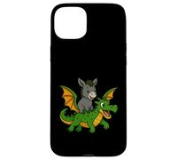 Donkey Dragon Riding Zoo Day Animal Lover Niños Niñas Niños Carcasa para iPhone 15 Plus