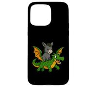Donkey Dragon Riding Zoo Day Animal Lover Niños Niñas Niños Carcasa para iPhone 15 Pro Max