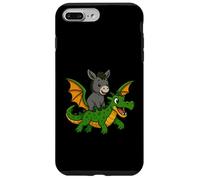 Donkey Dragon Riding Zoo Day Animal Lover Niños Niñas Niños Carcasa para iPhone 7 Plus/8 Plus