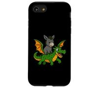Donkey Dragon Riding Zoo Day Animal Lover Niños Niñas Niños Carcasa para iPhone SE (2020) / 7 / 8