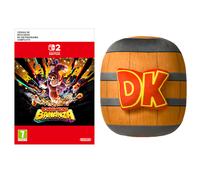 Donkey Kong Bananza + Cojín de barril DK de Donkey Kong