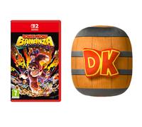 Donkey Kong Bananza + Cojín de barril DK de Donkey Kong
