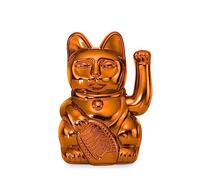 DONKEY Lucky Cat Cosmic Edition Mars Shiny Copper | Gato Angular, Maneki Neko, 15 cm, en Caja de Regalo