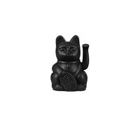 DONKEY Lucky Cat Mini Black Maneki Neko - Gato angular, 9,8 cm, color negro