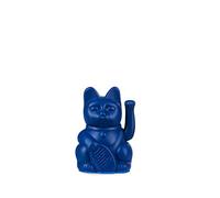 Lucky Cat Mini | Dark Blue | Amuleto japonés de la Suerte Gato en Azul Oscuro, 9,8 cm