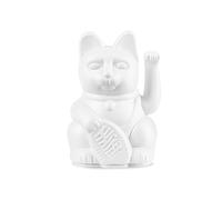 DONKEY Lucky Cat Mini | White - Amuleto japonés de la Suerte Gato en Blanco, 9,8 cm de Alto