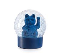 DONKEY Maneki Neko Lucky Globe - Bola de Nieve (11,5 cm), Color Azul
