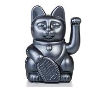 Donkey Productos - Gato de la Suerte Galaxia y Espacio - Decorativo Talismán Japonés en Elegante Tono Cromado