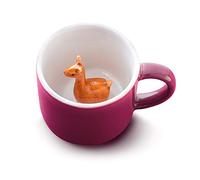 Donkey Productos para burros Tier Tasse Anna, Alpaka, Taza para Animales, Porzellan, Lila, 150 ml