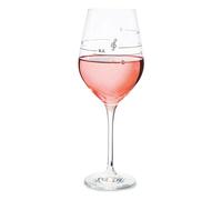 DONKEY Products Glass of Music - Copa de vino con escala, 540 ml