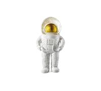 Donkey Products Summerglobe The Astronaut, Schneekugel, Glitzerkugel, Dekoration, Glas, Polyresin, Weiß, Golden, 17 cm, 330441