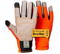 Donkey Works Guantes de jardinería | Guantes multifunción para jardinería, bricolaje, tareas domésticas, agricultura, tecnología táctil, veganos, lavables a máquina (Large (8-9))