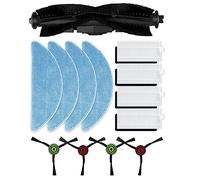 Donkivvy 13 kits de repuesto para Cecotec para CONGA Eternal Pet Max para robot aspirador X-TREME, 1 cepillo de rodillo principal, 4 filtros HEPA, 4 cepillos laterales, 4 paños de fregona