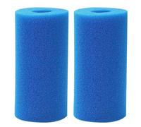 Donkivvy 2 filtros de piscina, cartucho de esponja lavable reutilizable para Intex tipo B