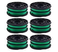 Donkivvy 6 piezas de bobina y línea para Black & Decker GL701 GL710 GL716 GL720 GL741 piezas de recortadora de césped, verde
