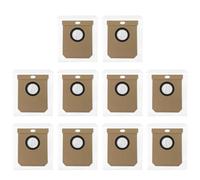 Donkivvy Paquete de 10 bolsas de polvo de repuesto para aspiradora compatibles con aspiradoras Cecotec Conga 2299 Ultra 2499 7490, bolsas de polvo de gran capacidad