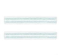 Donkivvy Paquete de 2 fundas de microfibra para limpiador de ventanas Leifheit XL, cabezales de repuesto reutilizables y lavables para ventanas sin rayas de 42 x 6,5 cm