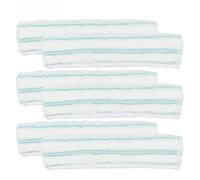 Donkivvy Paquete de 6 almohadillas de limpieza de microfibra de forro polar compatible con limpiador de ventanas para Leifheit M 51164