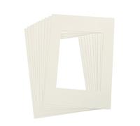 Donmills Marco de fotos blanco para fotos, marco A4 para imagen de 8 x 6 pulgadas, paquete de 10 soportes de fotos para marcos de fotos de cartón