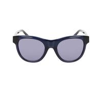 DONNA KARAN Women's Sunglasses DO516S - Crystal Ink with Solid Dark Blue Lens