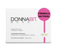 DONNABIT Menopausia y Perimenopausia con Probióticos, Cimicífuga, Melatonina, Magnesio, Vitamina D3 y K2 | Sofocos, Sueño y Bienestar Femenino | 30 Cápsulas