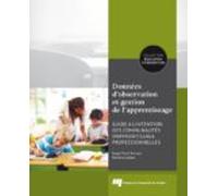 Données Dobservation Et Gestion De Lapprentissage (ebook)