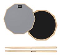 Donner 12'' Almohadilla de Práctica con Baquetas,Gris
