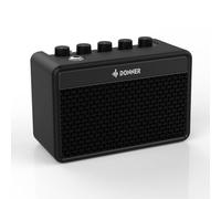 Donner 5W Amplificador de Guitarra Eléctrica, Mini Amplificador de Guitarra Recargable, Guitarra Amp Portátil Sonido Retro Británico, Sonido Limpio, Overdrive Caliente, Distorsión Salvaje (DA-10)