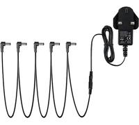 Donner - Adaptador de corriente para pedal, negro
