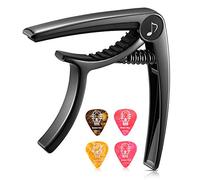 Donner DC-2 - Cejilla para guitarra acústica y eléctrica, color negro