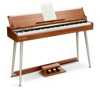 Donner DDP-80 PLUS Digital Klaviere Holzoptik-Design + Soporte Pedal Cubierta