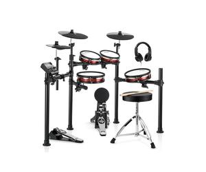 Donner DED-200 MAX Set de Batería Electrónica con Parches de Malla de 2 Capas, 450 Sonidos y 31 Kits