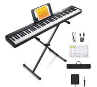 Donner DEP-1 Digital Piano de 88 Teclas con Soporte, Funda y Pedal Incluidos